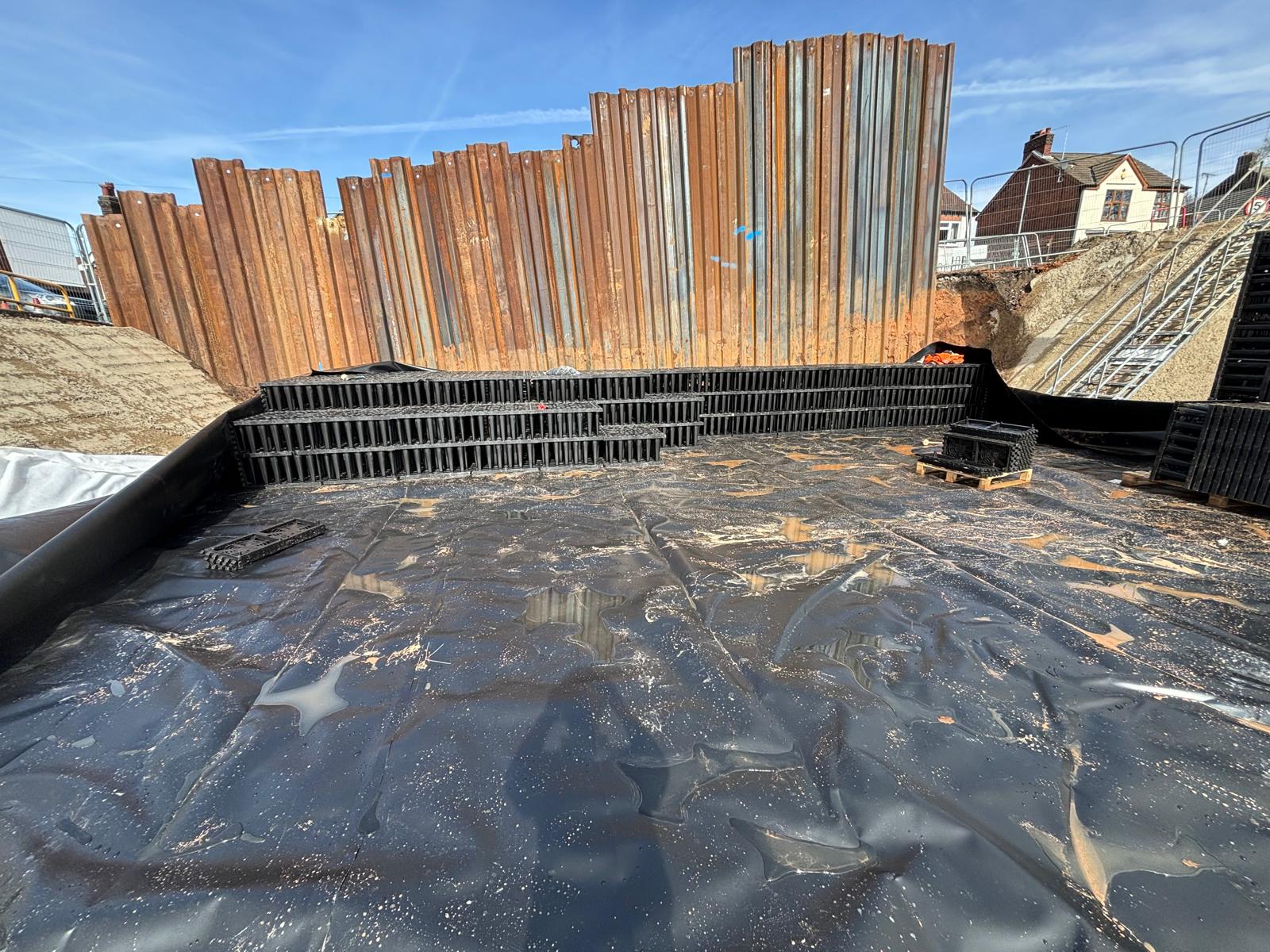 Water management system installation